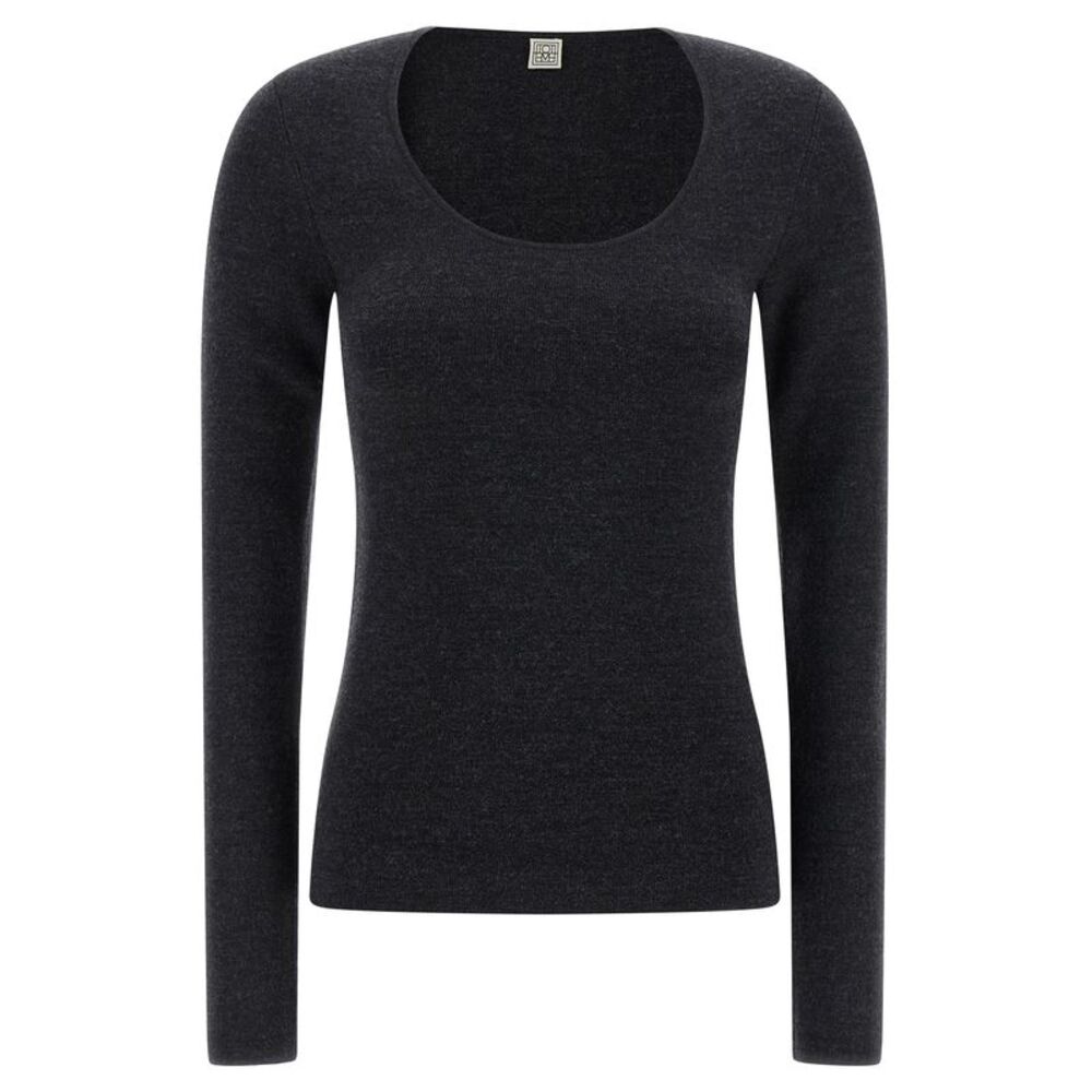 TOTEME Gray Viscose Women's Cardigan
